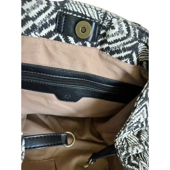 Lucky Brand | Cotton/Linen tapestry bag - Picture 8 of 11